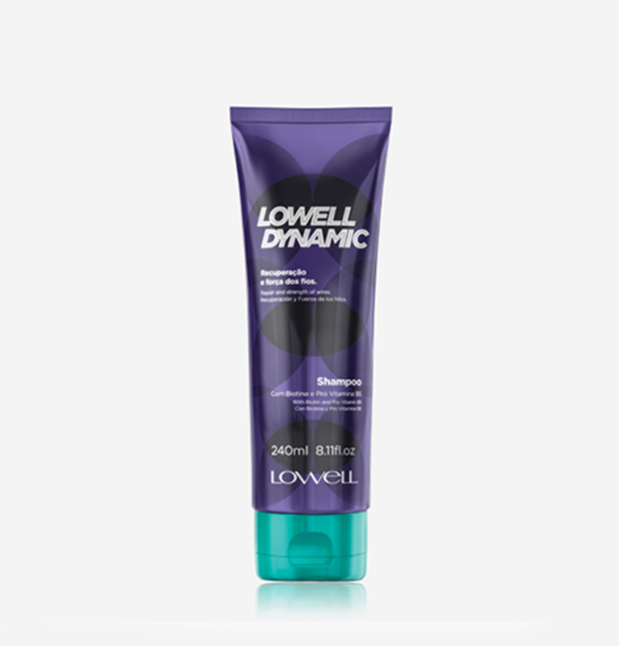 Champú Dinámico, 240 Ml, Lowell, Multicolor